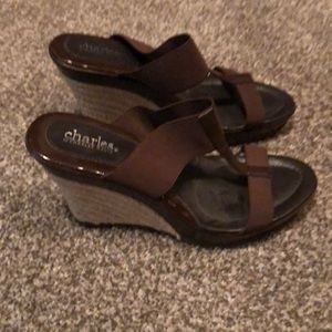 Charles David wedge shoes 8.5